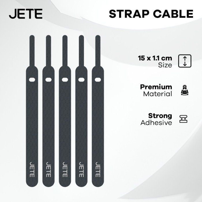 

Sale Jete Strap Cable Premium Strap Pengikat Kabel (Isi 10Pcs)