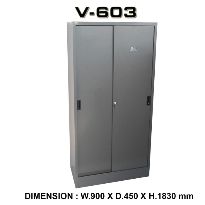 

Sale Lemari Arsip Plat Besi Pintu Sliding Plat V603