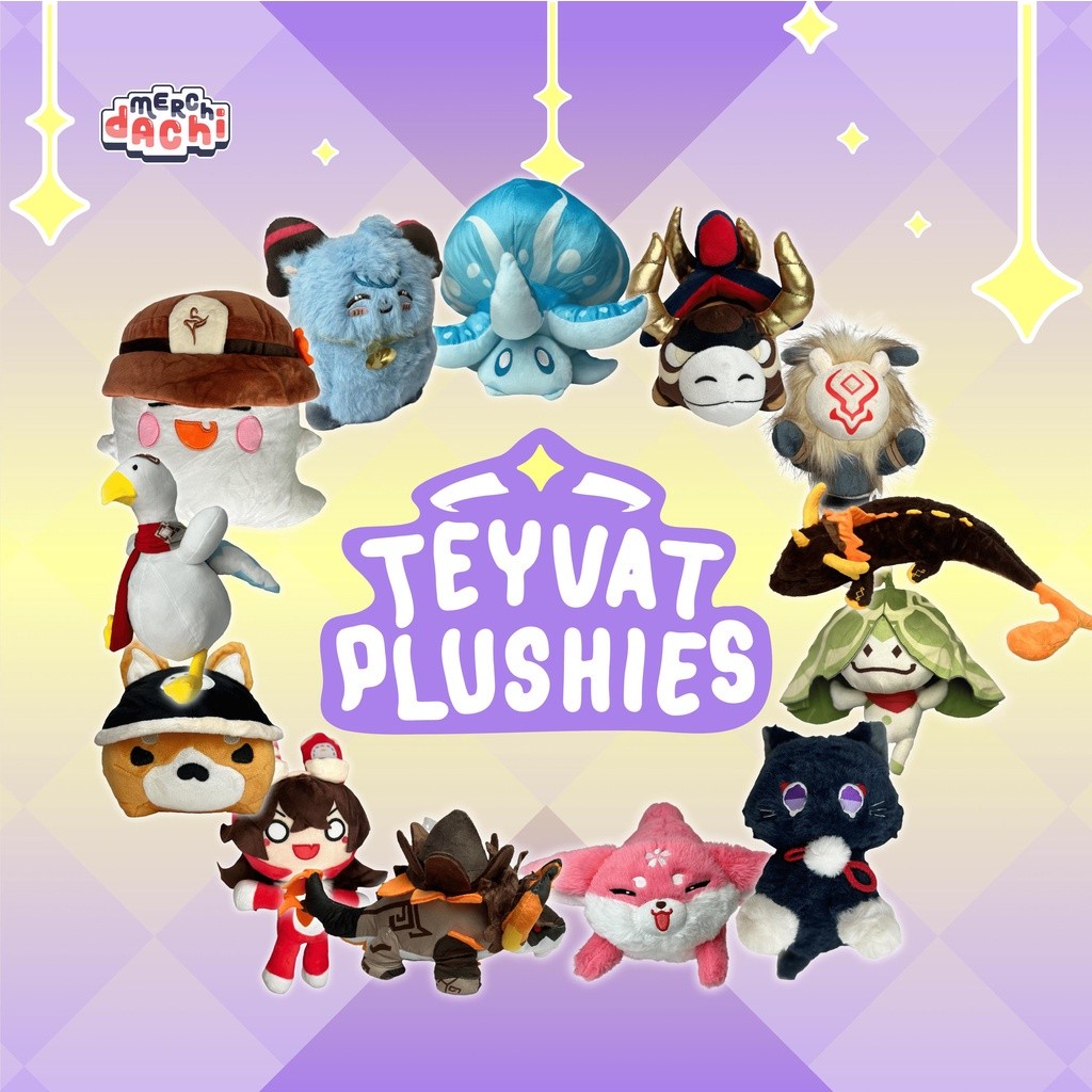 Boneka Teyvat Plushies Genshin Impact Dolls
