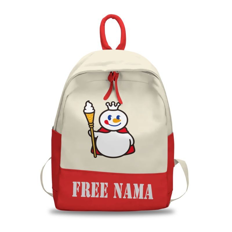 Tas Sekolah Backpack Anak Sekolah Costum Motif MIXUE Unisex (Free Nama)