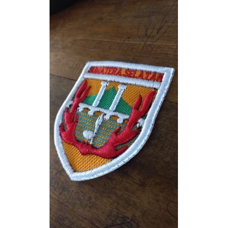 Fashion Atribut Seragam Pramuka Sumatera Selatan Bordir Timbul