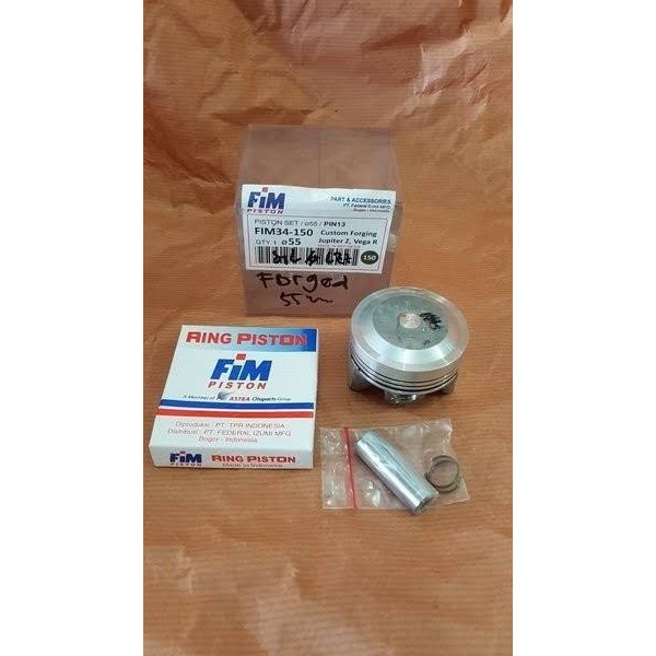 Piston Forged Racing Forging Mentah Jupiter Z Vega Beat Pen 13 53.5Mm 54Mm 54.5Mm 55Mm 55.25Mm Fim 5