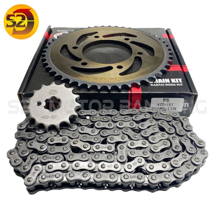 Gearset Gir Set Gir Paket Yamaha R15 V2 Merk Mega Prima Barang Langka