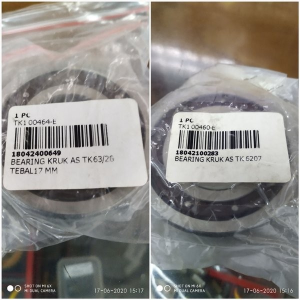 Bearing Tk Racing 6207 6328 63-28 Hispeed Kruk As Satriaf Satria Fu F150 Fu150 Hi Speed Ker As Krek 