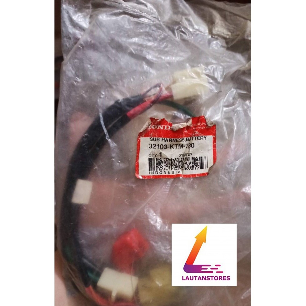 32103-Ktm-780 Kabel Body Aki Battery Supra X 125 Fi Injeksi 2005 2006 Barang Langka