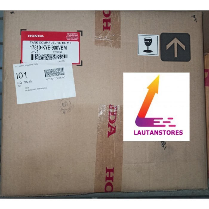 17510-Kye-900Vbm Tangki Bensin Megapro Monoshock Karburator Biru Barang Langka