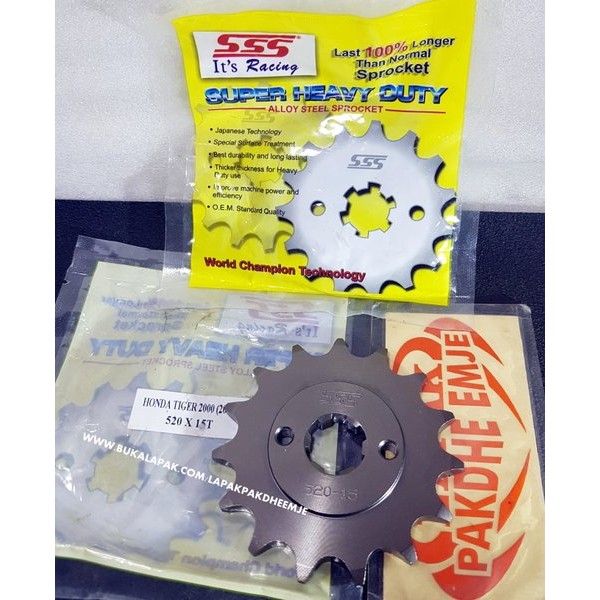 Ger Sss 520 15 Gear Depan Sss 520 15 Tiger Tirev Tiger Old Sss Original  Barang Langka