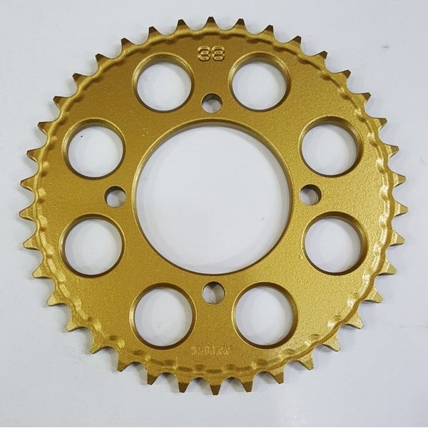 Gear Yy Pang Gold Emas 428 38 Mata Gir Dural Alloy Alumunium Almunium Duralium Jupiter Mx Rx King Z 