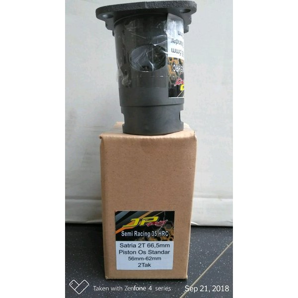 Blok Set Liner Jp Racing Satria 2T 120 Full Carbon Ru 2 Tak Standard Hiu Lumba 62Mm Block Silinder B