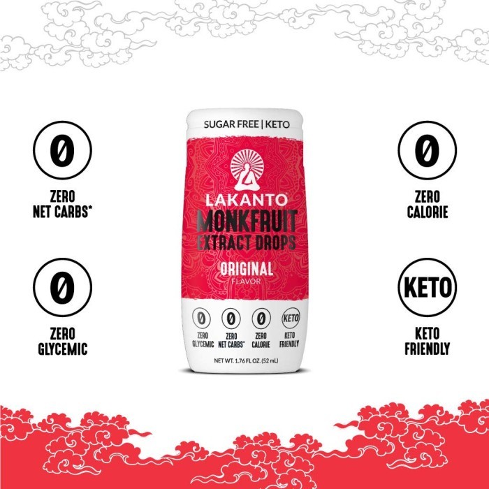 

Lakanto Liquid Monkfruit Extract Drops - 52 G Terlaris