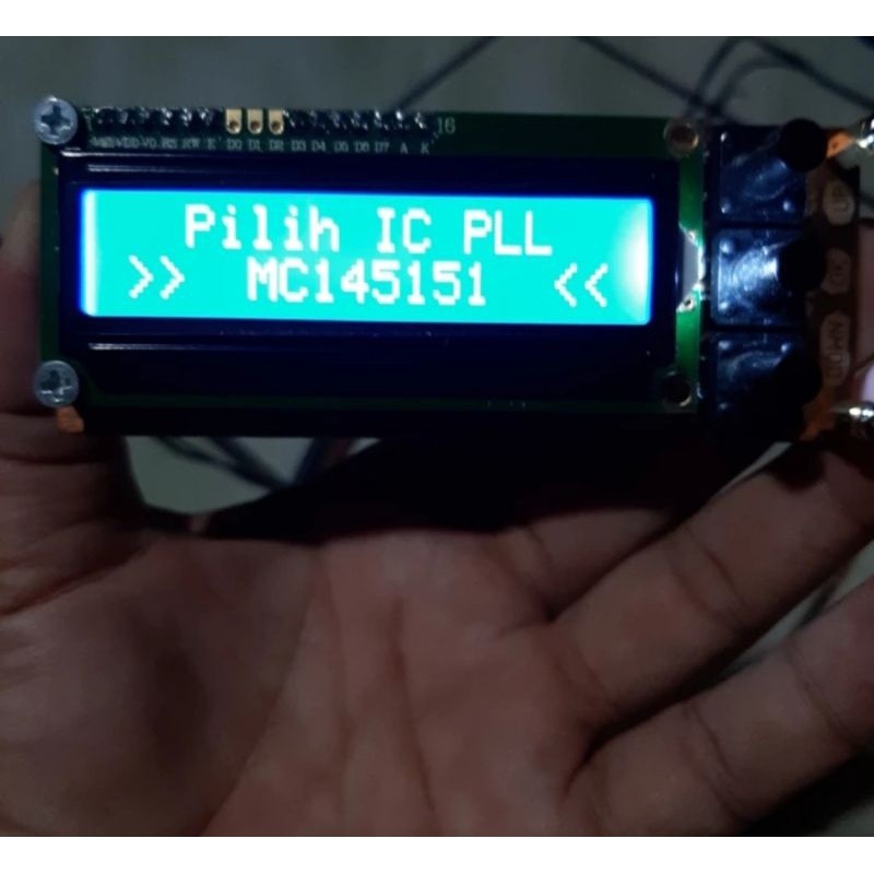 Control LCD pengganti Dipswitch pada PLL TX IC TC9122 atau MC145151