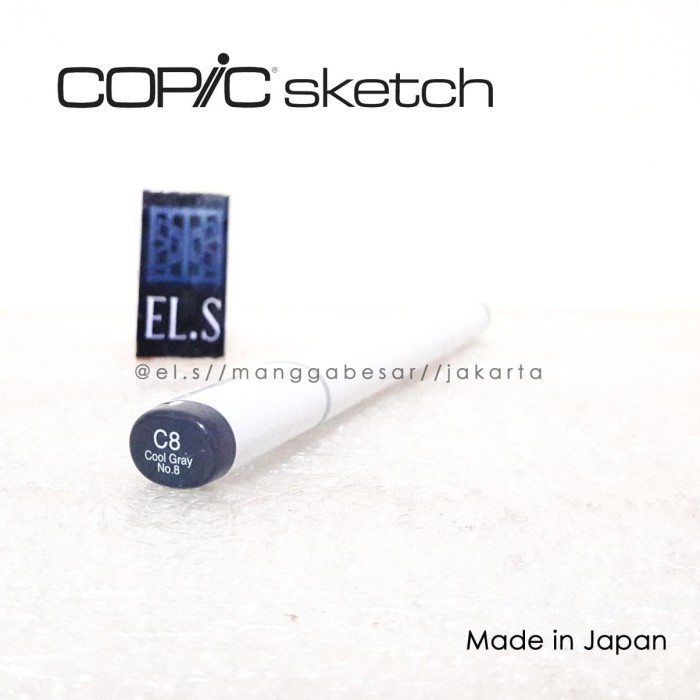 

Copic Sketch Marker C8 COOL GRAY NO 8 ( CSM )