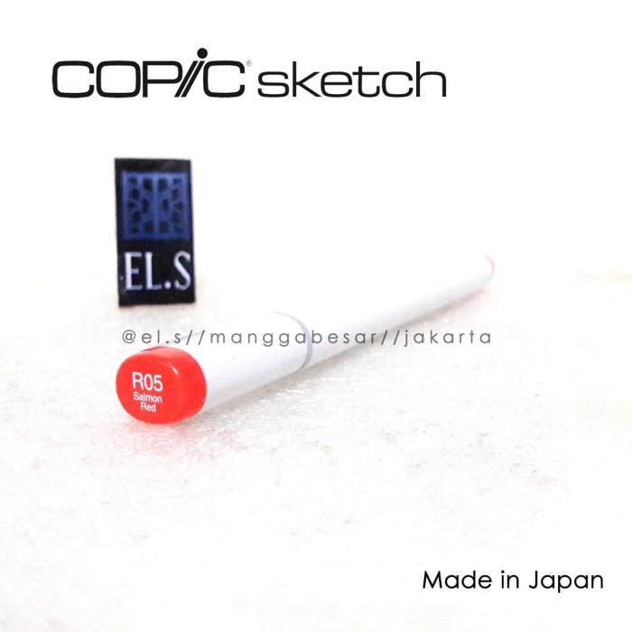 

Copic Sketch Marker R05 SALMON RED ( CSM )