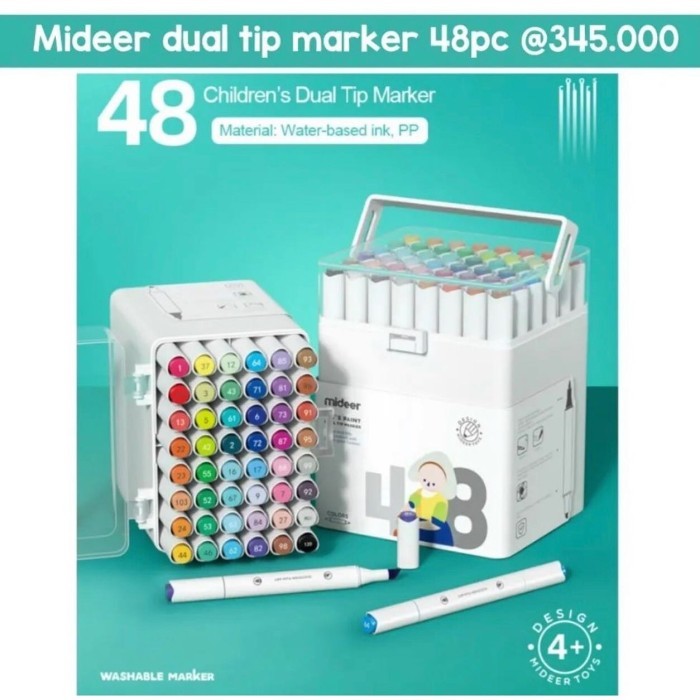 

Mideer Dual Tip Marker 48pc - bm