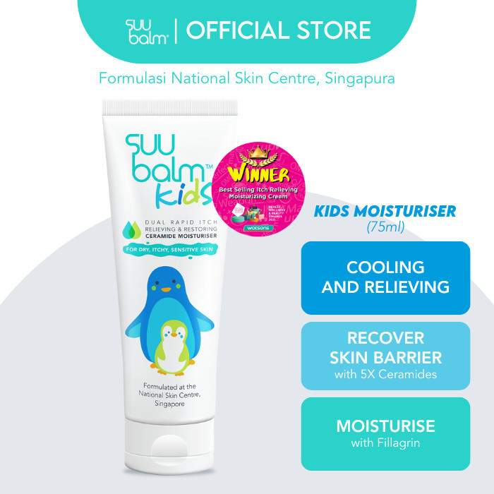 Suu Balm Moisturiser Kids Dual Rapid Itch Relieving Restoring Ceramide