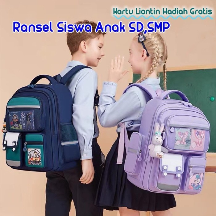

TERLARIS RANSEL SISWA ANAK SD SMP,TAS SEKOLAH ANAK LAKI LAKI,RANSEL ANAK PEREMPUAN,TAS SEKOLAH ANTI