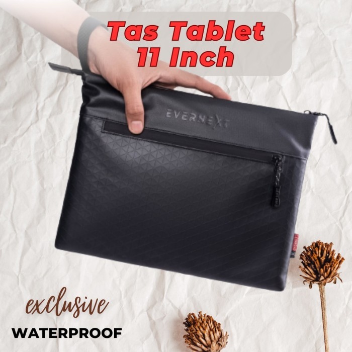 

TERLARIS CLUTCH BAG IPAD AIR 11 INCH ANTI AIR WATERPROOF TAS TABLET 11 INCH PREMIUM BRANDED EVERNEXT