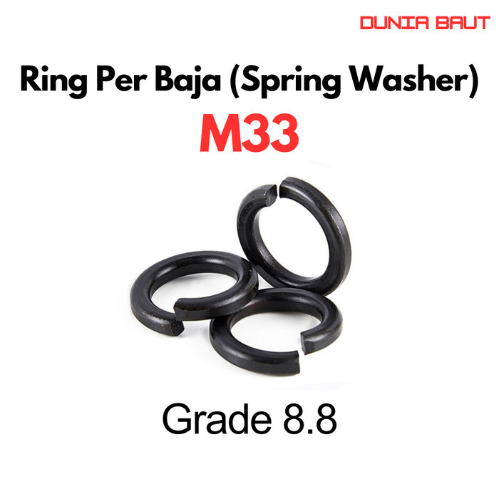 Ring Per M33 / Spring Washer M33 / WP M33 / Ring Per Baja M33 Grade 8.8