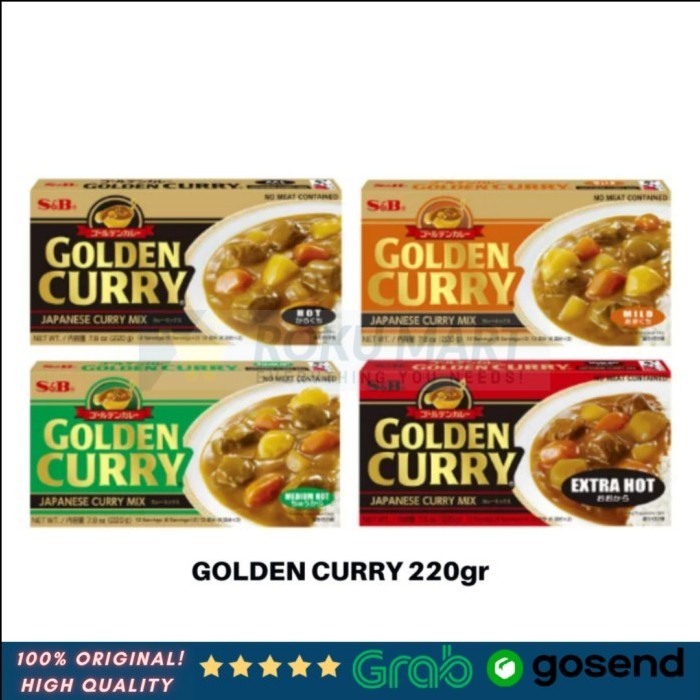 

HOT SALE! S&B Golden Curry 220g / Kari Jepang Golden Curry Mix 220 gr
