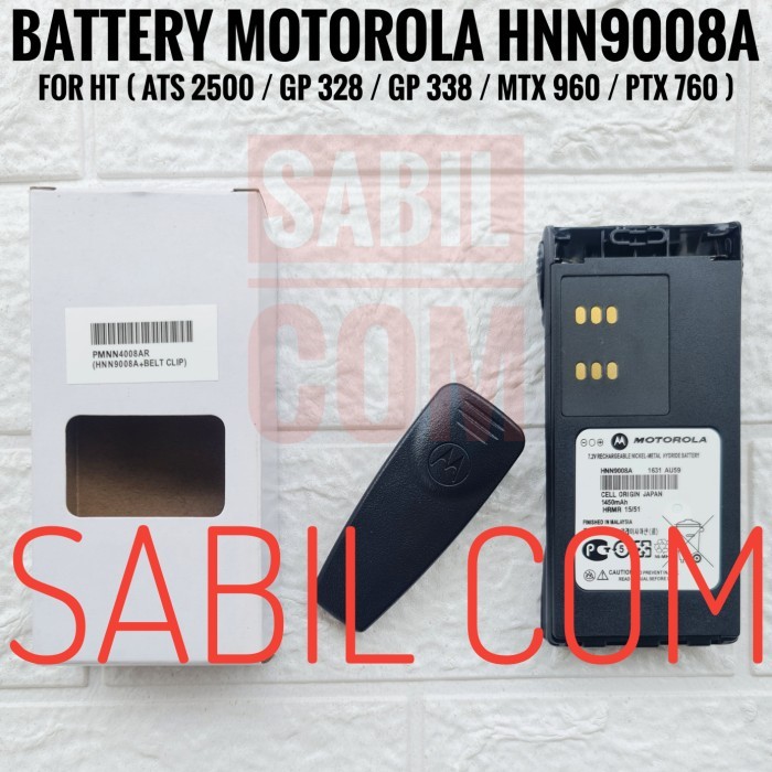 BATRE HT MOTOROLA ATS 2500 / BATRE MOTOROLA GP 338 / MOTOROLA GP 328