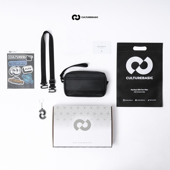 Terbaru Culture Basic All Waistbag/Clutchbag Romantic Lite Box ( Waistbag/Clutchbag + Soft Box ) Tas