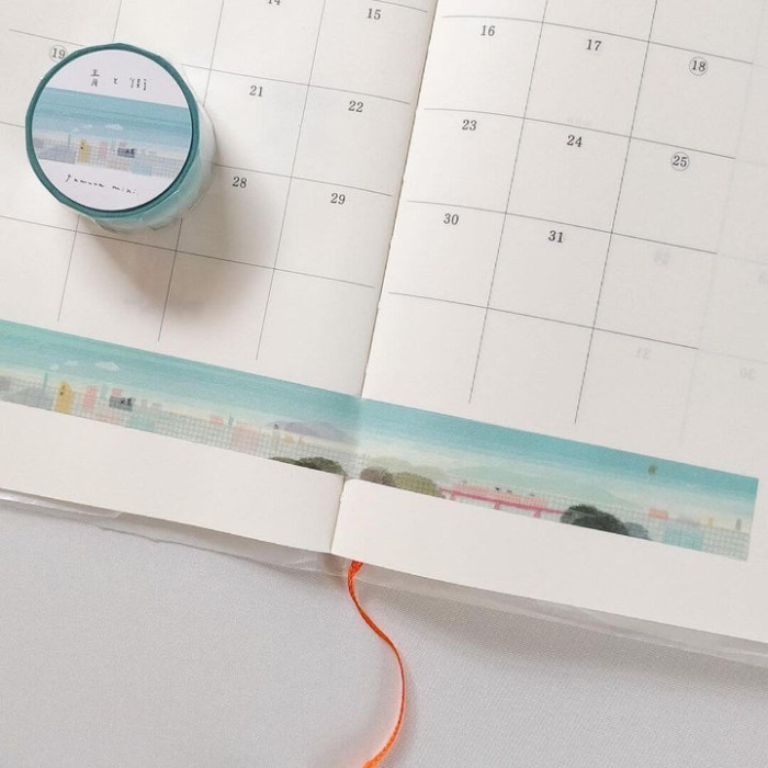 

Viral Miki Tamura Washi Tape - Blue And The City Packing Aman