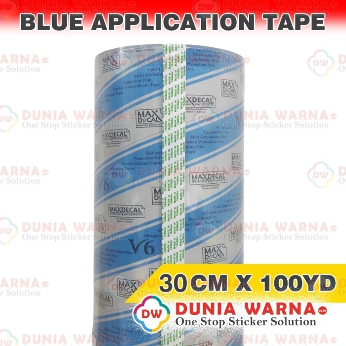 

Ready Stock [10Cm] Maxdecal Blue Application Masking Transfer Tape Medium Biru Rekat Rendah Packing