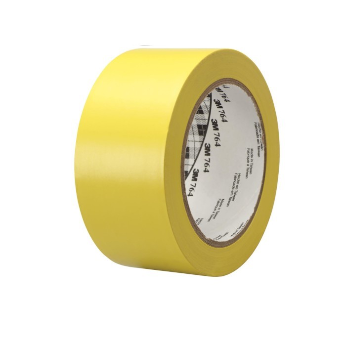 

Viral Lakban Lantai 3M 764 Kuning-Floor Marking Tape-Isolasi Lantai Vinyl 2" Cod