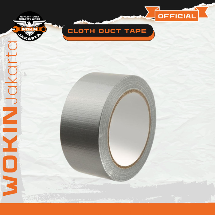 

Produk Terbaru Lakban Kain 2 Inch Isolasi Kain Wokin 2" Cloth Duct Tape Wokin 48Mm Tebal Material