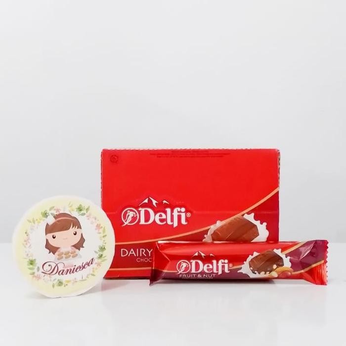 

terbaru !!! .1 kotak 15 bungkus coklat delfi dairy milk 25gr milk chocolate, almond, cashew, fruit &