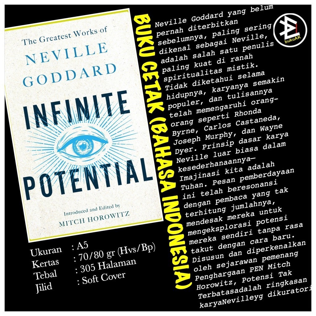 Buku Infinite Potential - Neville Goddard