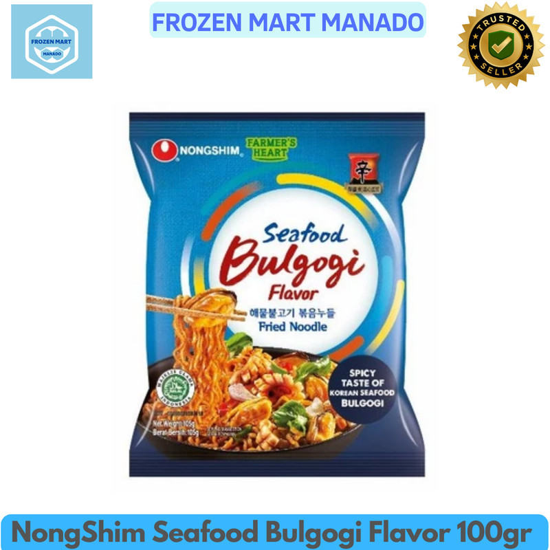 

NongShim Seafood Bulgogi Flavor 100gr - Frozen Mart Manado (Frozen Food Manado)