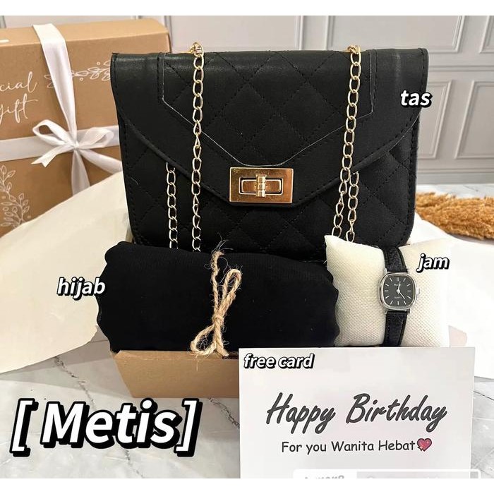 

(H.Tas) Kado Hijab Ulang Tahun Cewek Hampers Wanita Birthday Gift Box Hadiah Wisuda Pernikahan
