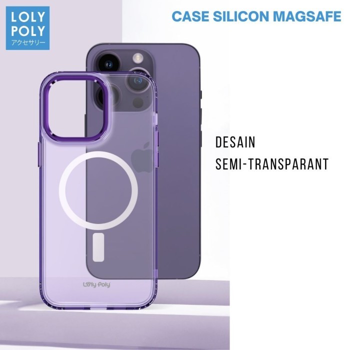 Case iPhone 13 Pro Max LOLYPOLY Case Magsafe Transparant