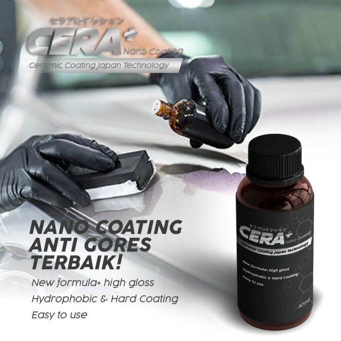 CERA+ NANO CERAMIC COATING COATING 9H READY UNTUK CAT MOTOR DOFF