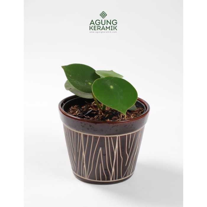 VAS BUNGA AGUNG KERAMIK MOTIF