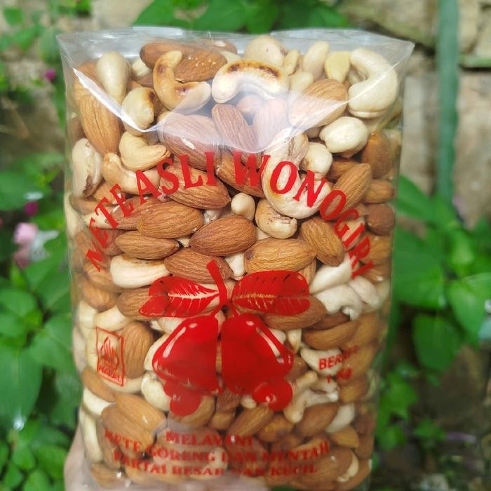 

terbaru !!! mix nuds almond mede food snack asli wonogiri cemilan ready