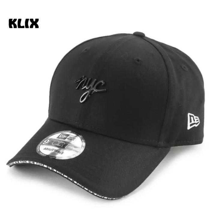 New era 9forty NYC metal cap hat topi