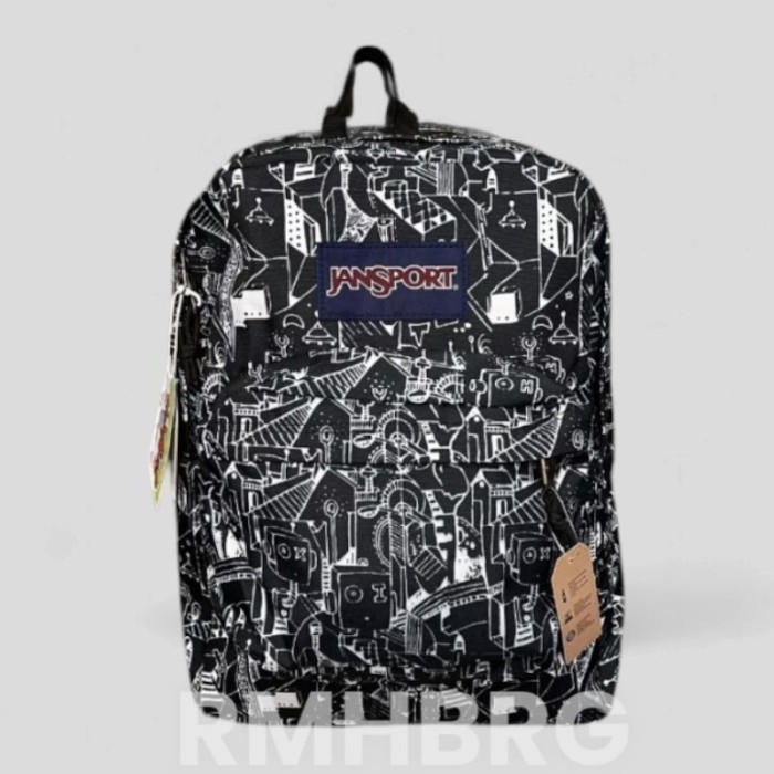 Tas Anak SD SMP SMA Jansport Motif Import / Tas Sekolah JS Laki Perempuan Viral / Ransel Kuliah