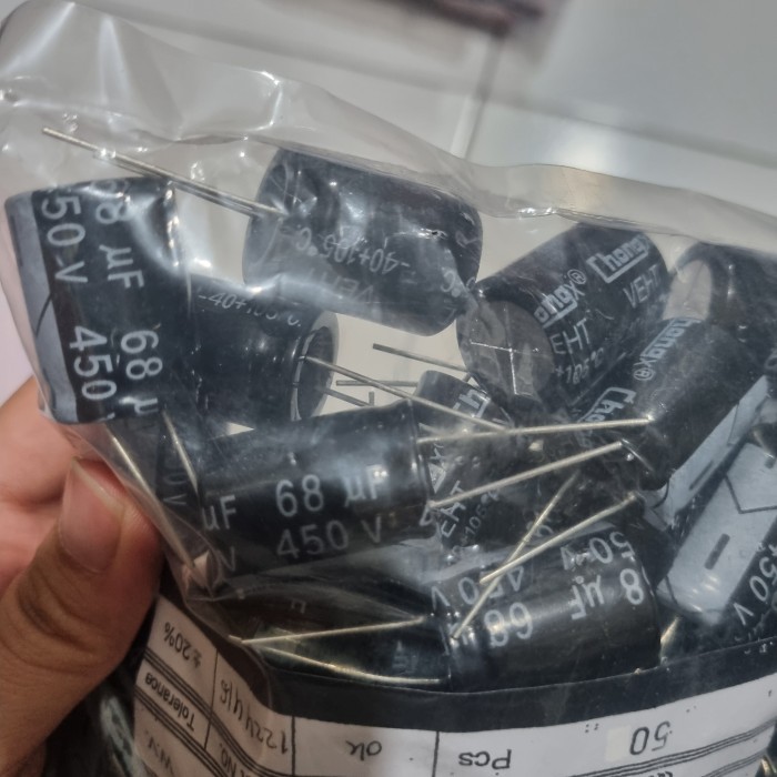 ] Elco 68uf 450v Kapasitor 68 uf mikro 450 v volt Elko 450volt Capasitor