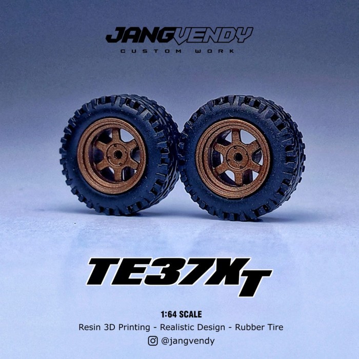 Ban Karet diecast JV Wheels model Offroad TE37 XT