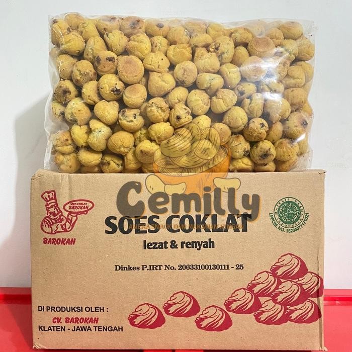 

terbaru !!! (1 kardus) soes coklat isi 2kg ready