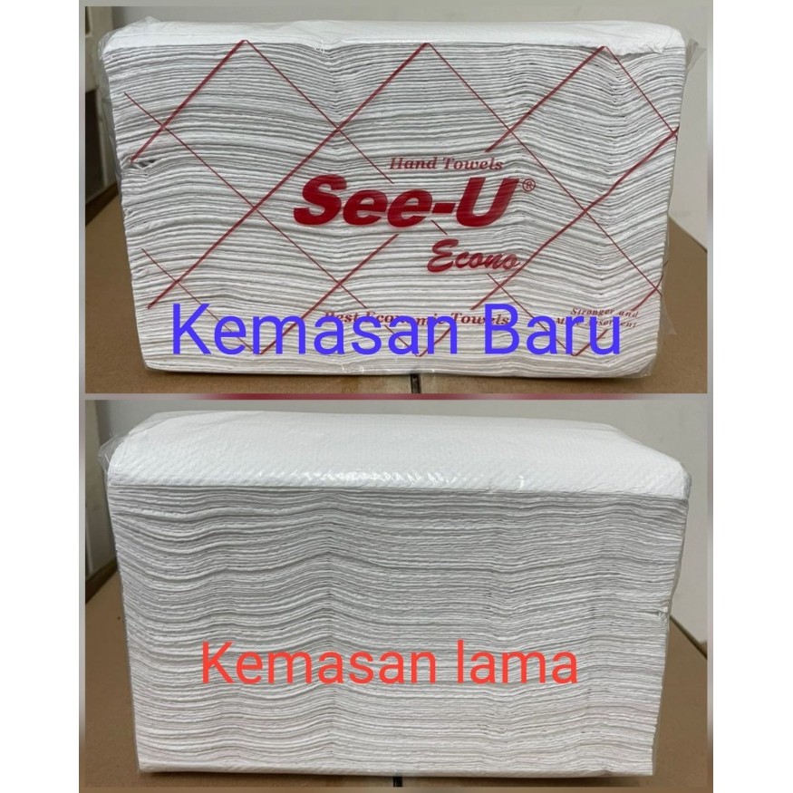 See-U Tissue Hand Towel Tangan / Tissu Kasar Per Pack / Tissu See-U