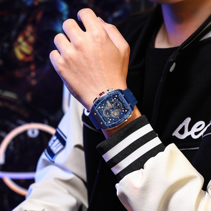 Curren Terbaru Jam Tangan Pria Anti Air Chrono Aktif Jam Tangan Cowok