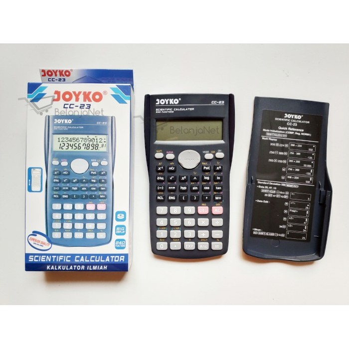 

Terlaris Calculator Kalkulator Joyko CC-23 Scientific dengan 240 Functions SALE
