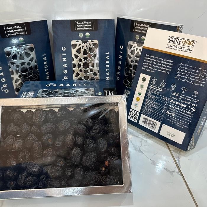 

Kurma Nabi Ajwa Organik Kemasaan 1kg Original 100%