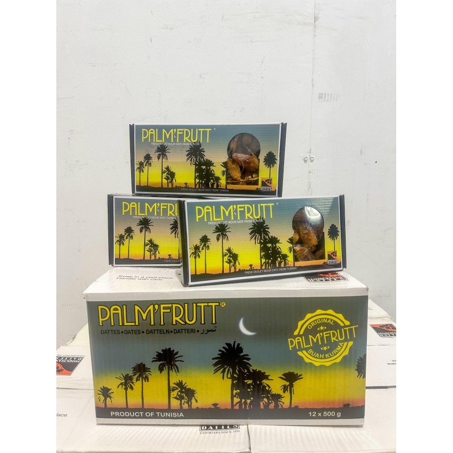 

Grosir 1 Karton Kurma Palmfrutt Tunisia 12 x 500Gram