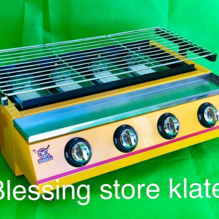 $$$$] KOMPOR PANGGANGAN SEAGULL 4 TUNGKU / ROASTER BBQ 4 TUNGKU