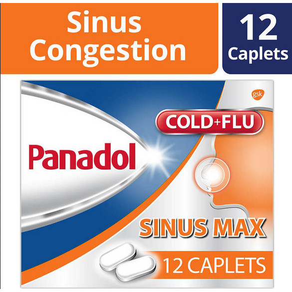 Panadol SinusMAX, 12 caplets (SINGAPORE)