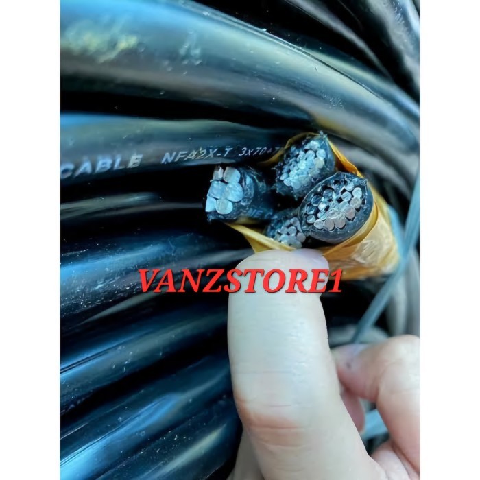 Ready stock] Kabel Twisted AL 4 x 70 mm / NFA2X / Kabel Banlet Aluminium